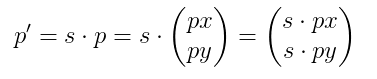 Skalarmultiplikation