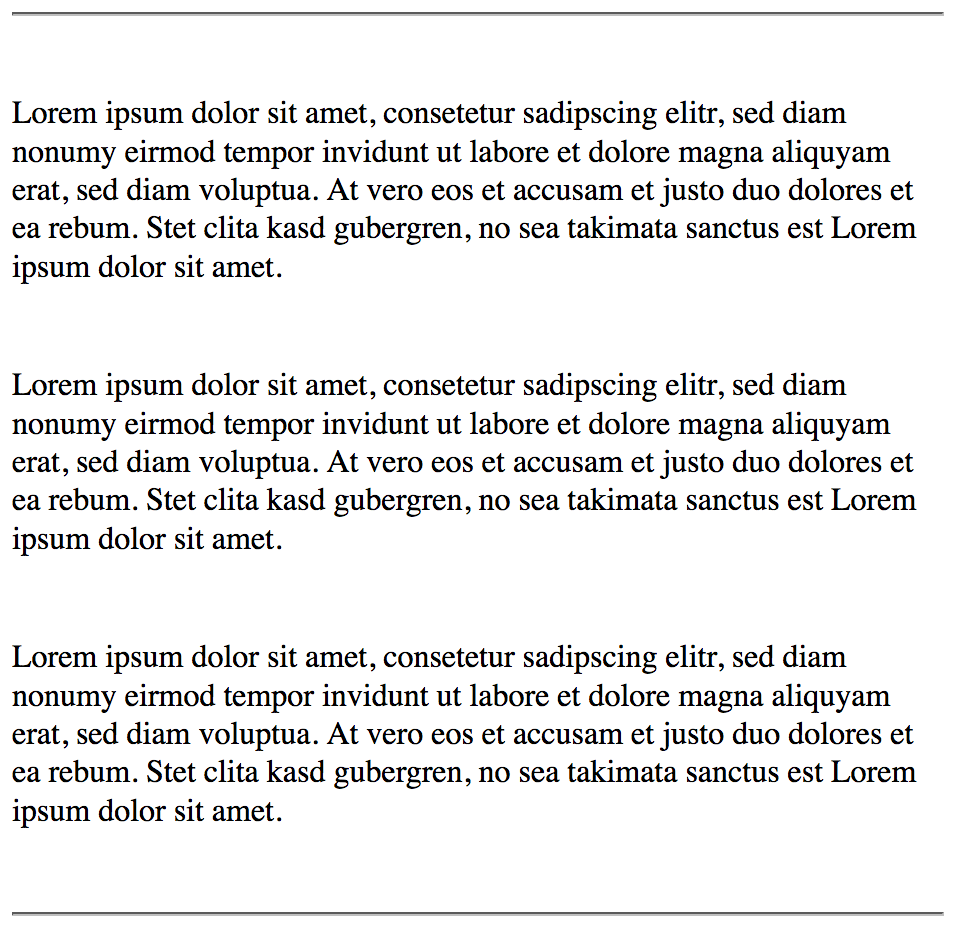 Collapsing Margins