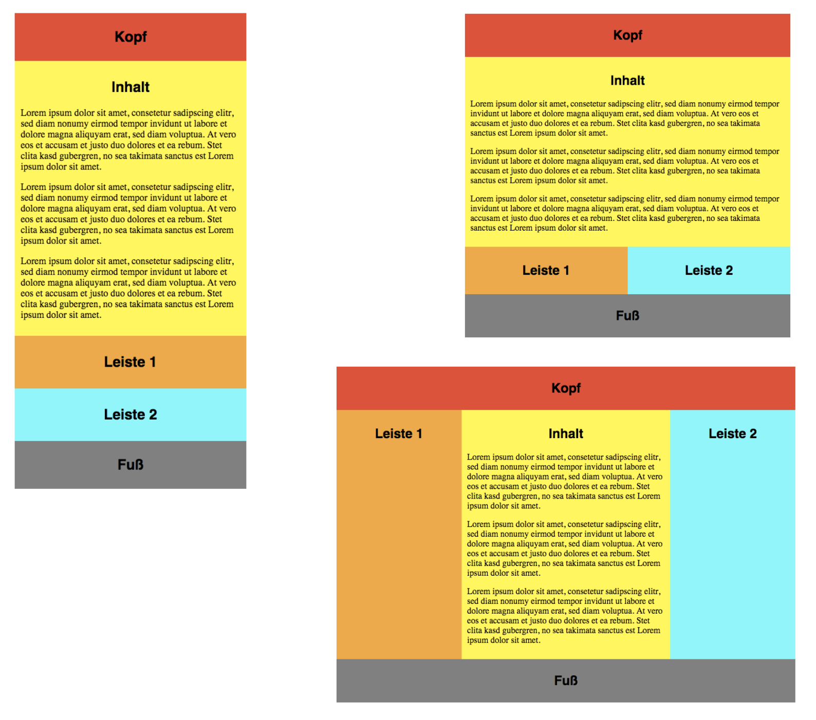 Übung Flexbox